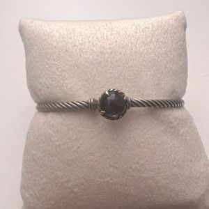 David Yurman 3mm Petite Chatelaine Bracelet black orchid